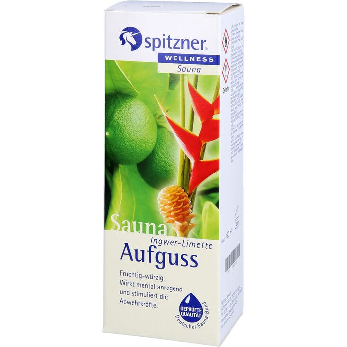 Spitzner Saunaaufguss Ingwer-Limette Wellness, 190 ml KON