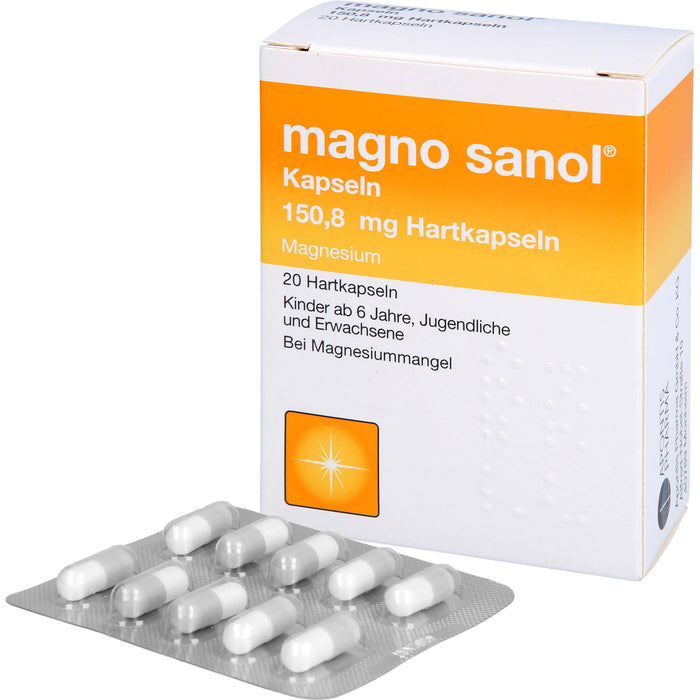 magno sanol Kapseln, 20 pcs. Capsules