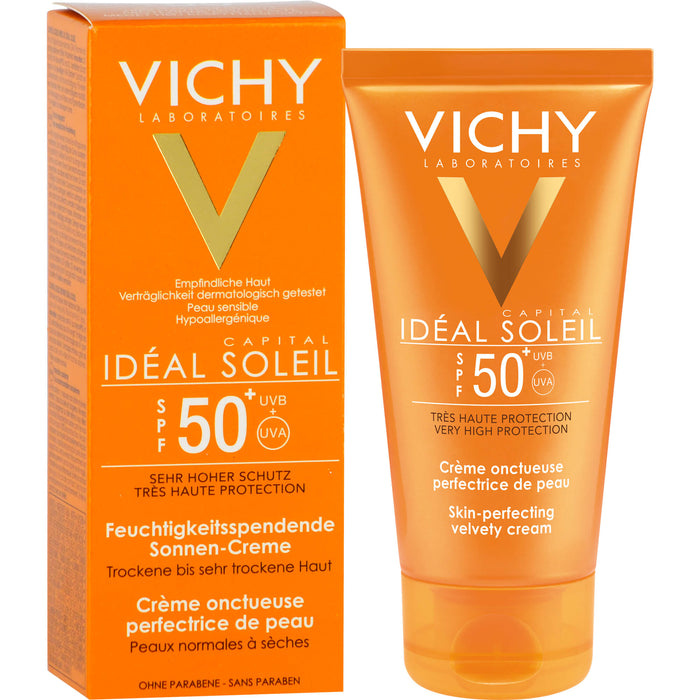 VICHY Idéal Soleil Feuchtigkeitsspendende Sonnen-Creme LSF 50+, 50 ml Cream