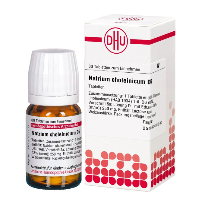 DHU Natrium choleinicum D6 Tabletten, 80 pcs. Tablets