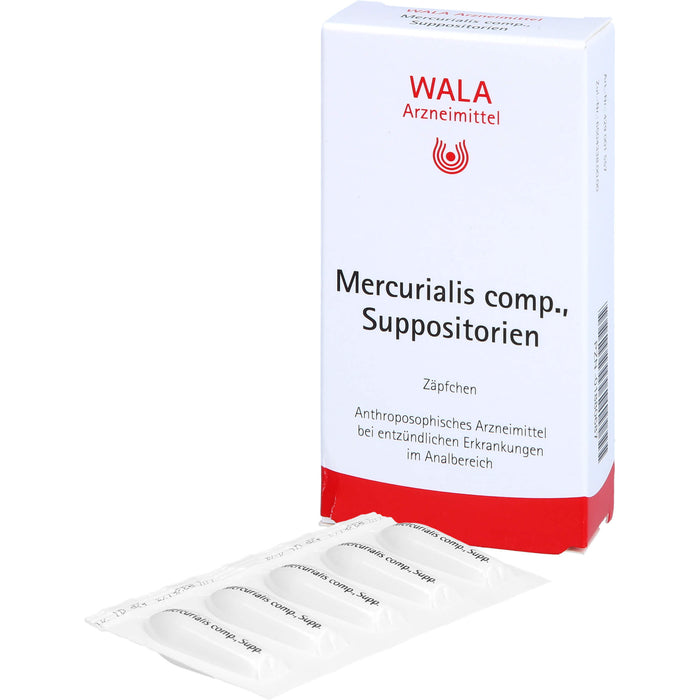 WALA Mercurialis comp. Zäpfchen, 10 pc Suppositoires