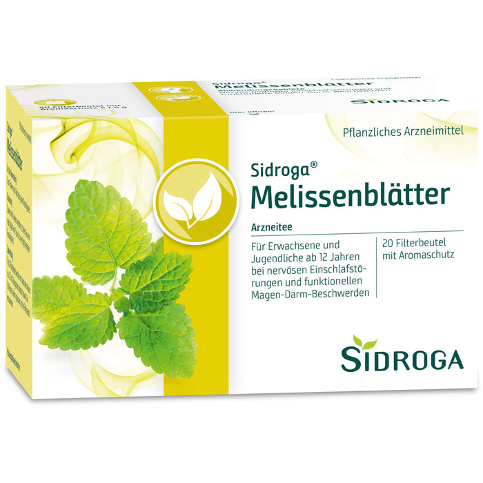 Sidroga Melissenblätter Heilpflanzentee, 20 pc Sac filtrant