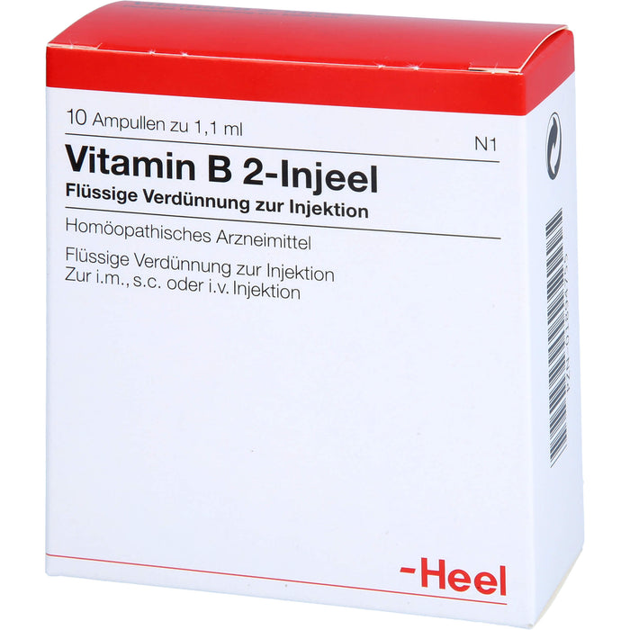 Heel Vitamin B2 Injeel Ampullen, 10 pcs. Ampoules