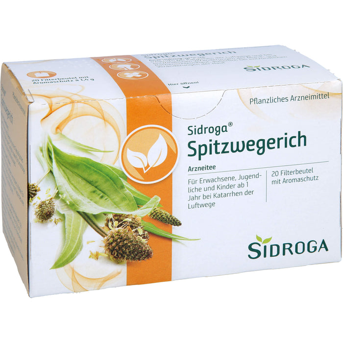 SIDROGA SPITZWEGERICH, 20 St. Filterbeutel