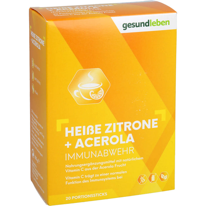 gesund leben Heiße Zitrone + Acerola, 20 St PUL