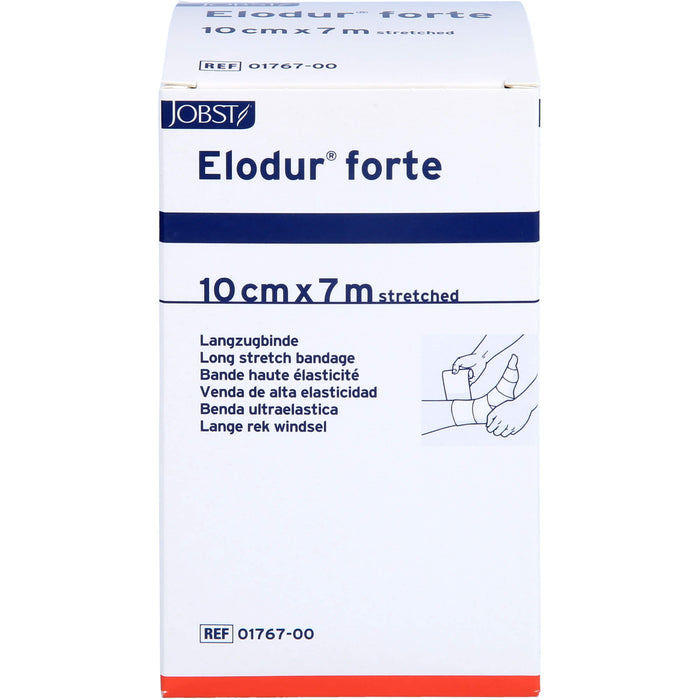 Elodur forte 10 cm x 7 m Langzugbinde zur Verwendung als Stütz- und Entlastungsverband, 1 pcs. Bandage