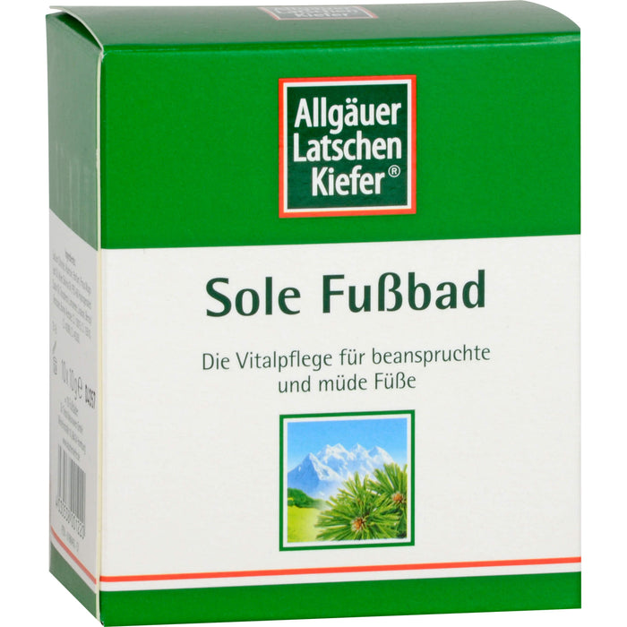 Allgäuer Latschenkiefer Sole Fußbad, 10 pc Sachets