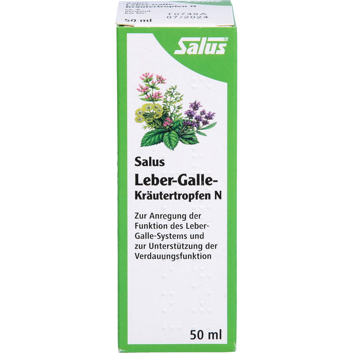 Salus Leber-Galle-Kräutertropfen N, 50 ml Lösung