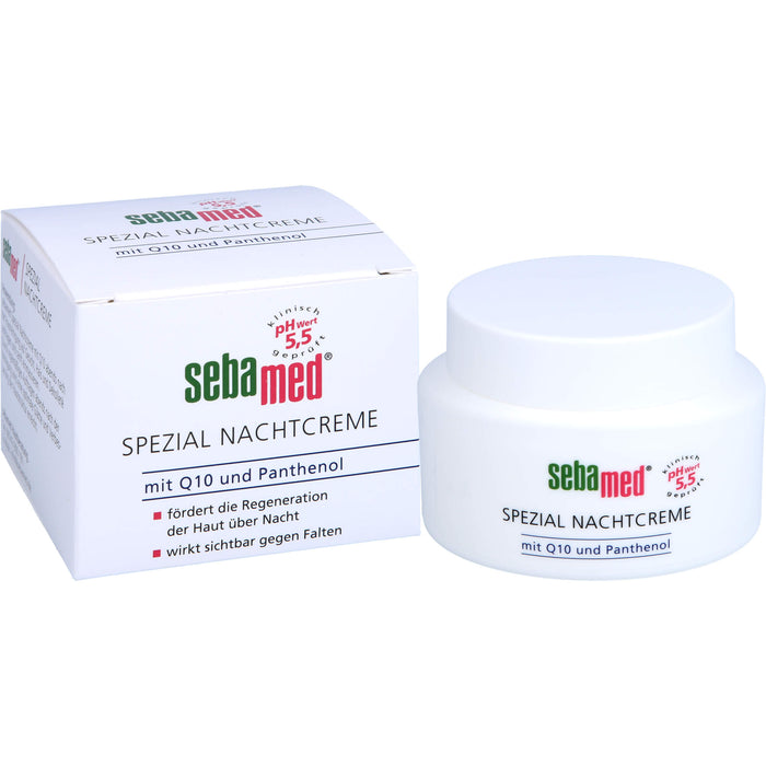 sebamed spezial Nachtcreme mit Q10 und Panthenol, 75 ml Crème