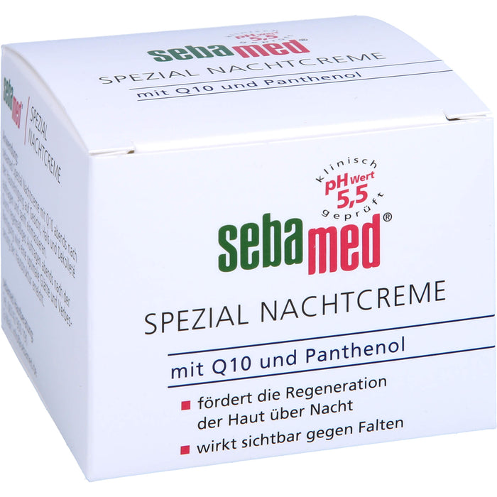 sebamed spezial Nachtcreme mit Q10 und Panthenol, 75 ml Creme