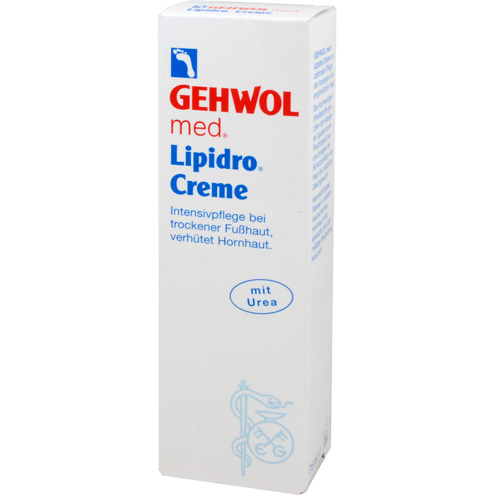 GEHWOL med Lipidro-Creme für die natürliche Hydro-Lipid-Balance der Fußhaut, 125 ml Cream