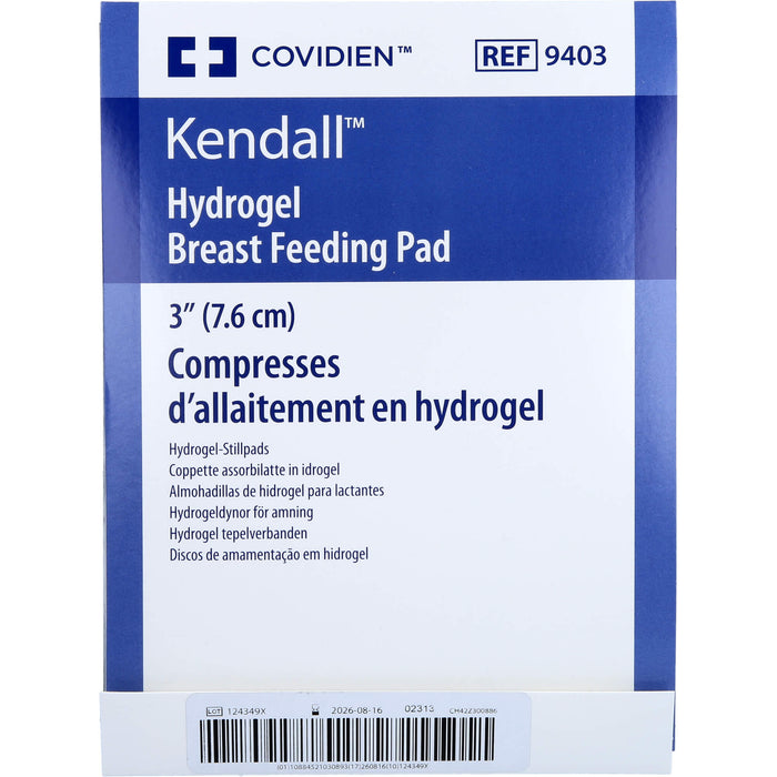 COVIDIEN Kendall Hydrogel-Stillpads unterstützt die Heilung gereizter Nippel, 2 pc Dépôts