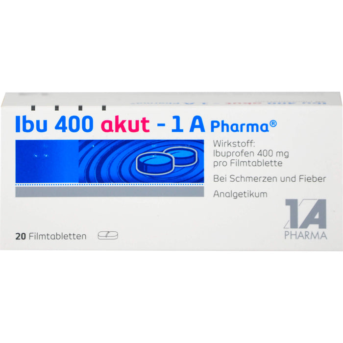 Ibu 400 akut - 1 A Pharma Filmtabletten, 20 pcs. Tablets