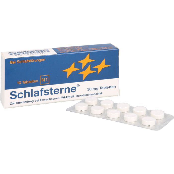 Schlafsterne 30 mg Tabletten bei Schlafstörungen, 10 pcs. Tablets