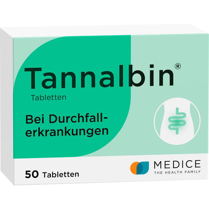 Tannalbin Tabletten 500 mg, 50 St. Tabletten