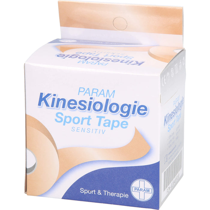 PARAM Kinesiologie Sport Tape 5 cm x 5 m Beige, 1 pc Pansement