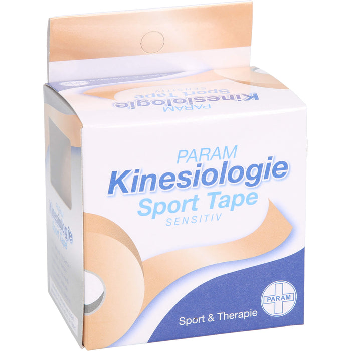 PARAM Kinesiologie Sport Tape 5 cm x 5 m Beige, 1 pc Pansement