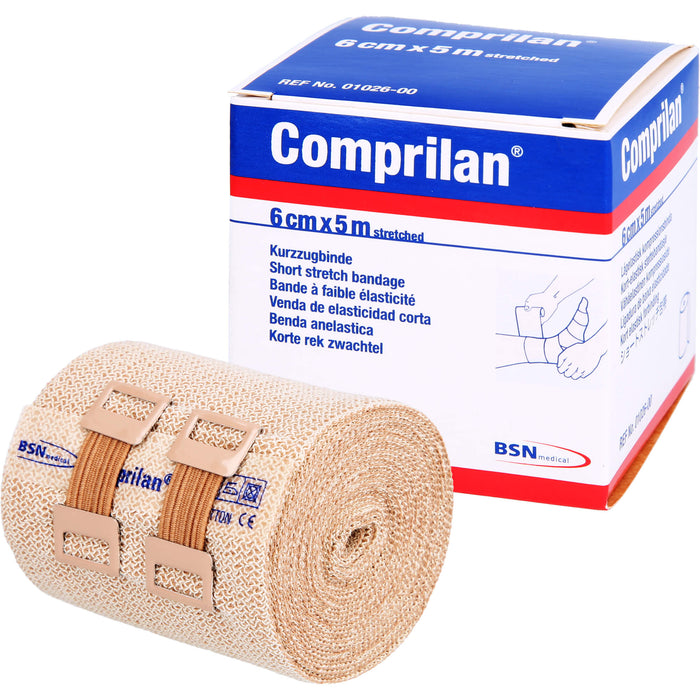 Comprilan elastische Kurzzugbinde 6 cm x 5 m, 1 St. Binde