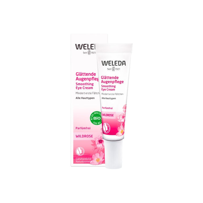 WELEDA Wildrose glättende Augenpflege Creme, 10 ml Creme