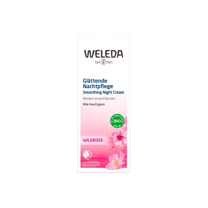 WELEDA Glättende Nachtpflege Wildrose, 30 ml Creme