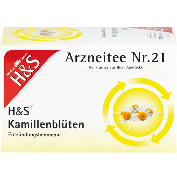 H&S Kamillenblüten Arzneitee Nr. 21, 20 pc Sac filtrant