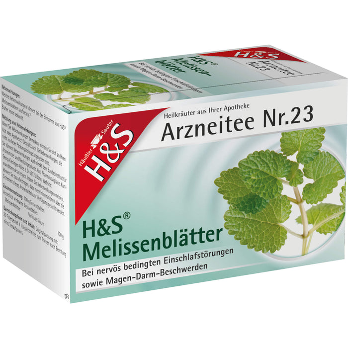 H&S Melissentee, 20 St. Filterbeutel