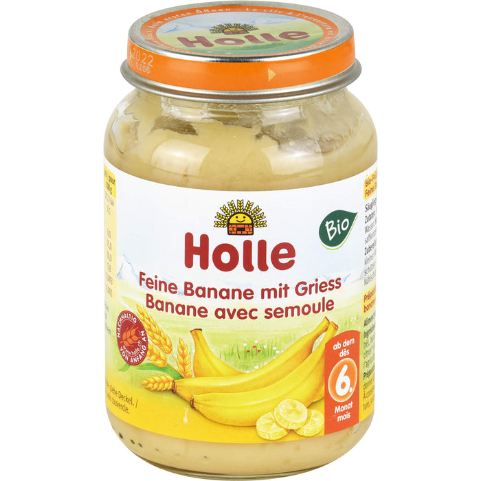 Holle Feine Banane mit Griess, 190 g BRE