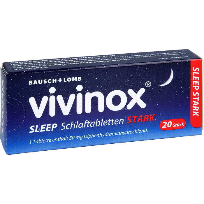 vivinox sleep stark Schlaftabletten, 20 pc Tablettes