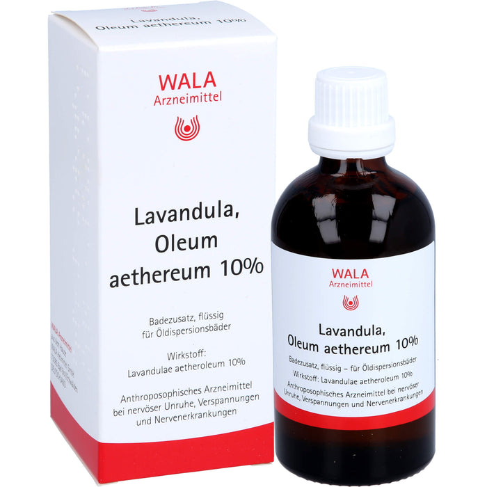 WALA Lavandula Oleum aethereum 10% Badezusatz, 100 ml Huile