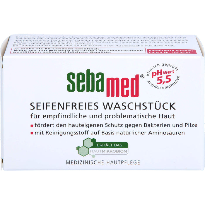 Sebamed seifenfreies Waschstück für empfindliche & problematische Haut, 150 g soins du corps