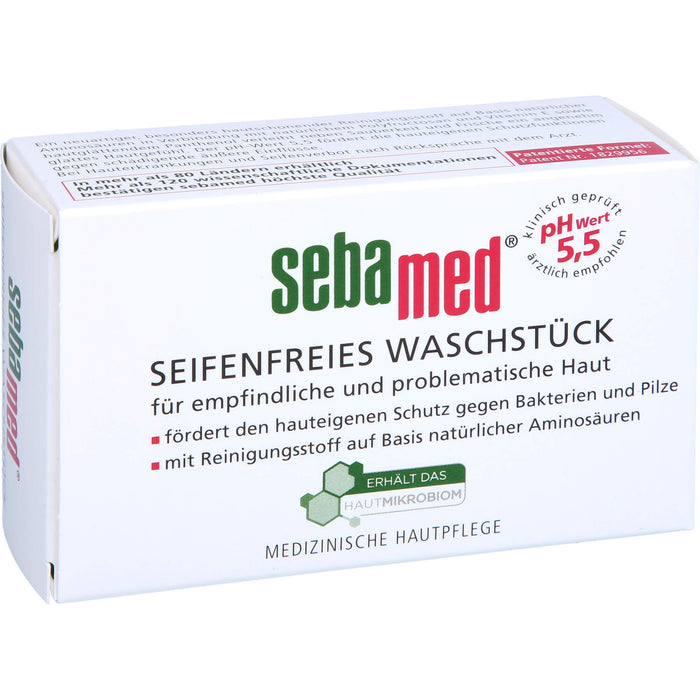 Sebamed seifenfreies Waschstück für empfindliche & problematische Haut, 150 g soins du corps