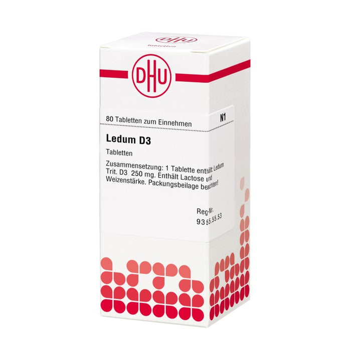 DHU Ledum D3 Tabletten, 80 St. Tabletten