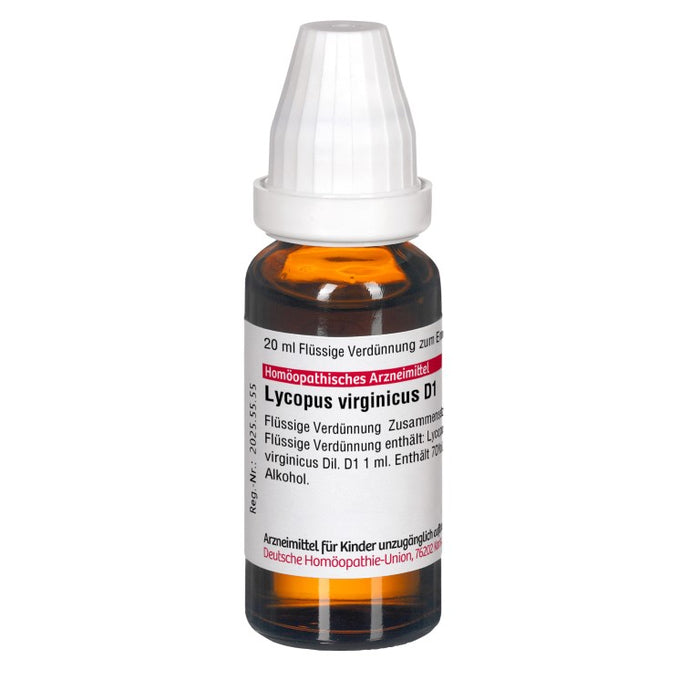 DHU Lycopus virginicus D1 Dilution, 20 ml Lösung