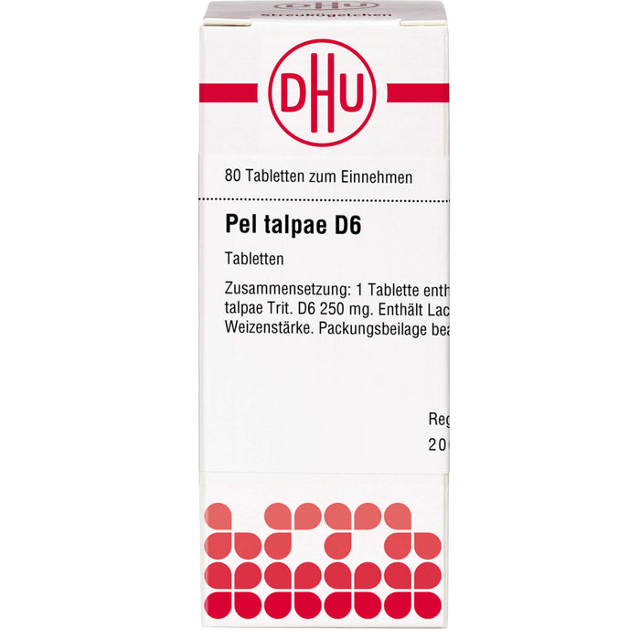 Pel talpae D6 DHU Tabletten, 80 St. Tabletten