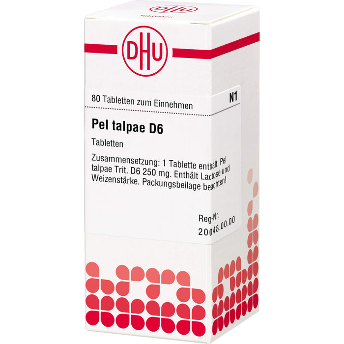 DHU Pel talpae D 6 Tabletten, 80 pc Tablettes