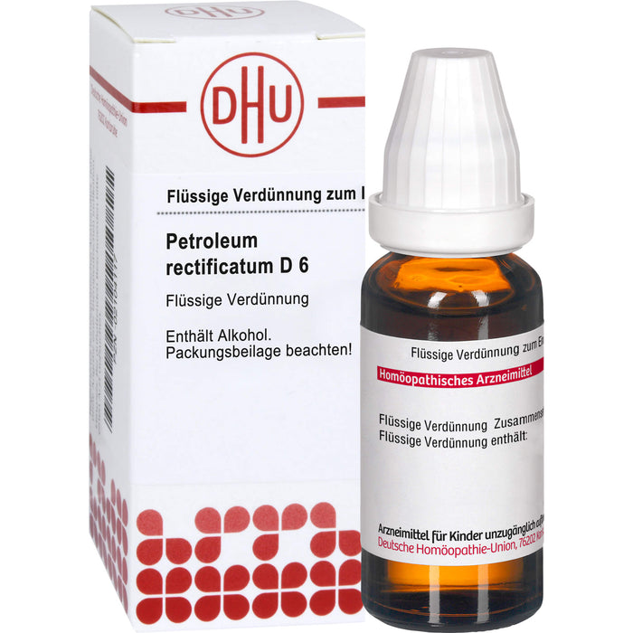 DHU Petroleum rectificatum D6 Dilution, 20 ml Lösung