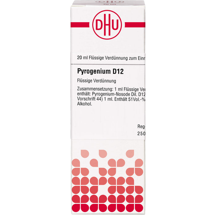 DHU Pyrogenium D12 Dilution, 20 ml Lösung