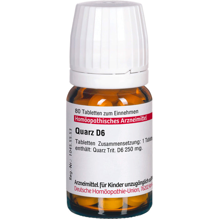 Quarz D6 DHU Tabletten, 80 St. Tabletten