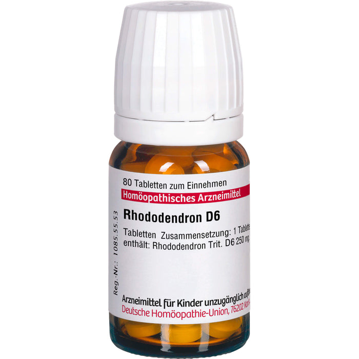 DHU Rhododendron D6 Tabletten, 80 pc Tablettes