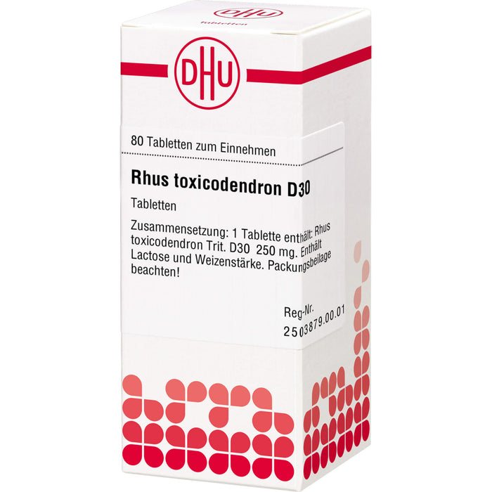 DHU Rhus toxicodendron D30 Tabletten, 80 pc Tablettes