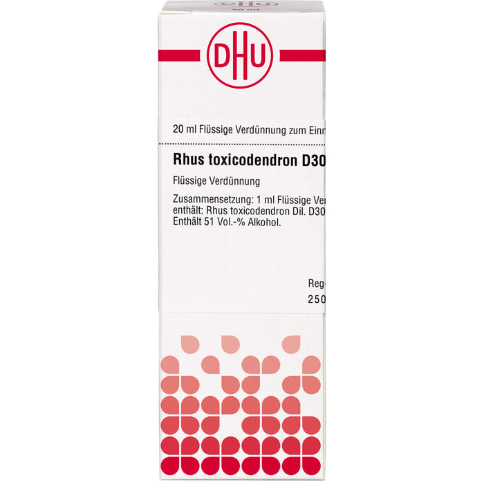 DHU Rhus toxicodendron D30 Dilution, 20 ml Lösung