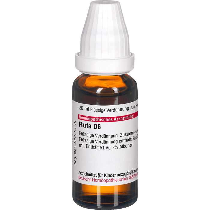 DHU Ruta D6 Dilution, 20 ml Lösung