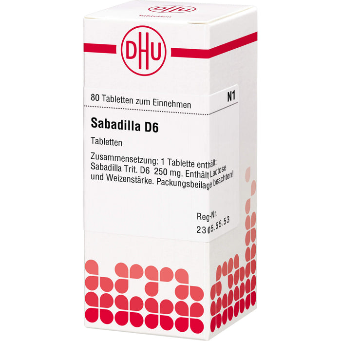 DHU Sabadilla D6 Tabletten, 80 pcs. Tablets