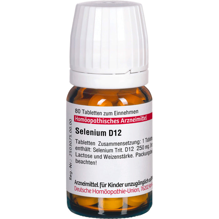 DHU Selenium D12 Tabletten, 80 pcs. Tablets