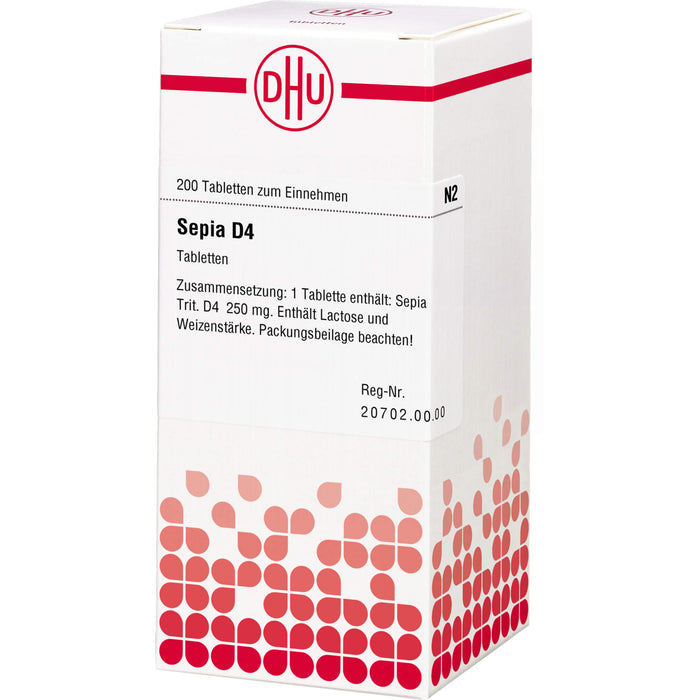 DHU Sepia D4 Tabletten, 200 St. Tabletten