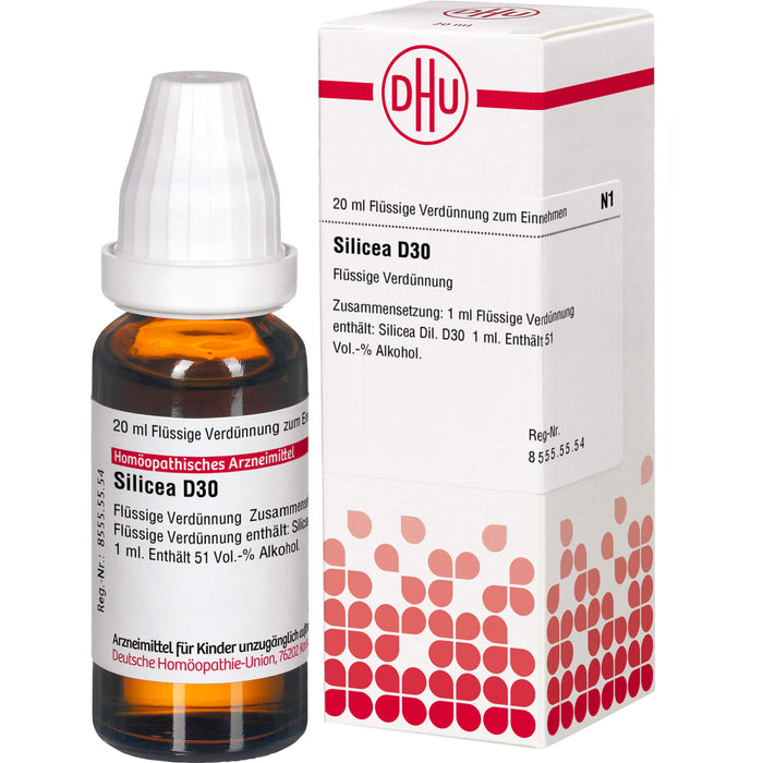 DHU Silicea D30 Dilution, 20 ml Lösung