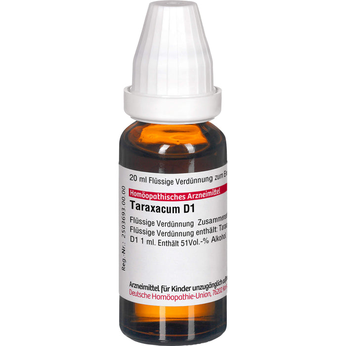 DHU Taraxacum D1 Dilution, 20 ml Lösung