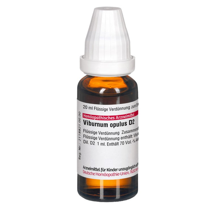 Viburnum opulus D2 DHU Dilution, 20 ml Lösung