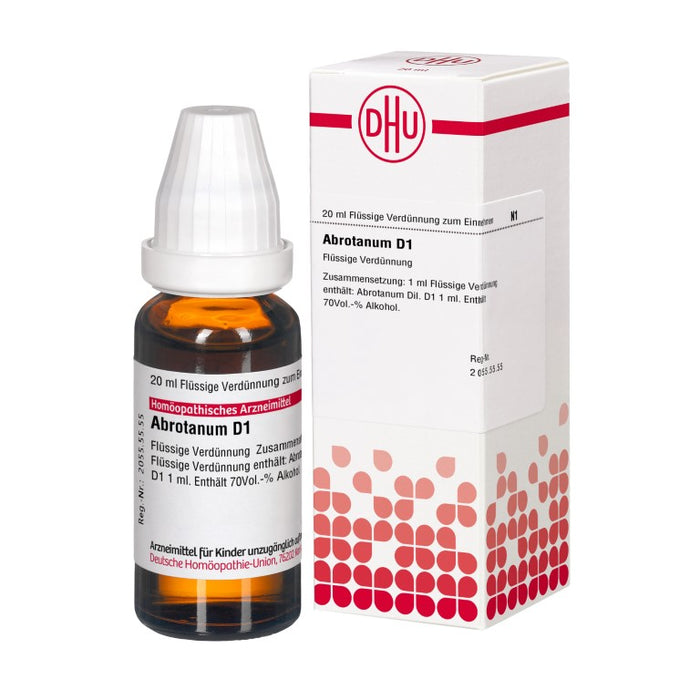 DHU Abrotanum D1 Dilution, 20 ml Lösung