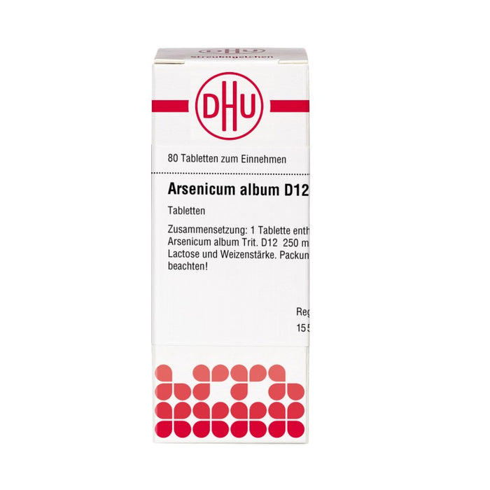 DHU Arsenicum album D12 Tabletten, 80 pcs. Tablets